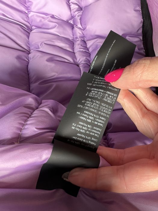 Cekinowa kurtka flo clo liliowy lis