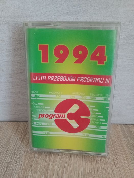 Lista przebojów programu III. 1994. Kaseta magnetofonowa.