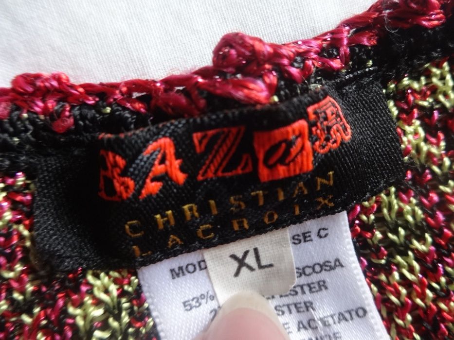 Christian Lacroix top bluzka hand made od projektanta XL