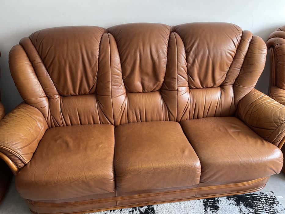 Sofá castanho vintage sem garantia