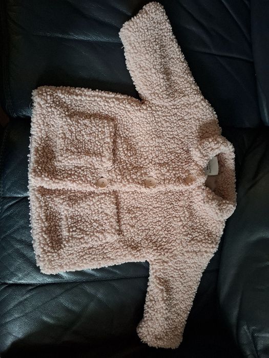 Sprzedam różowe futerka firmy  fox&bunny,  rozmiar 86