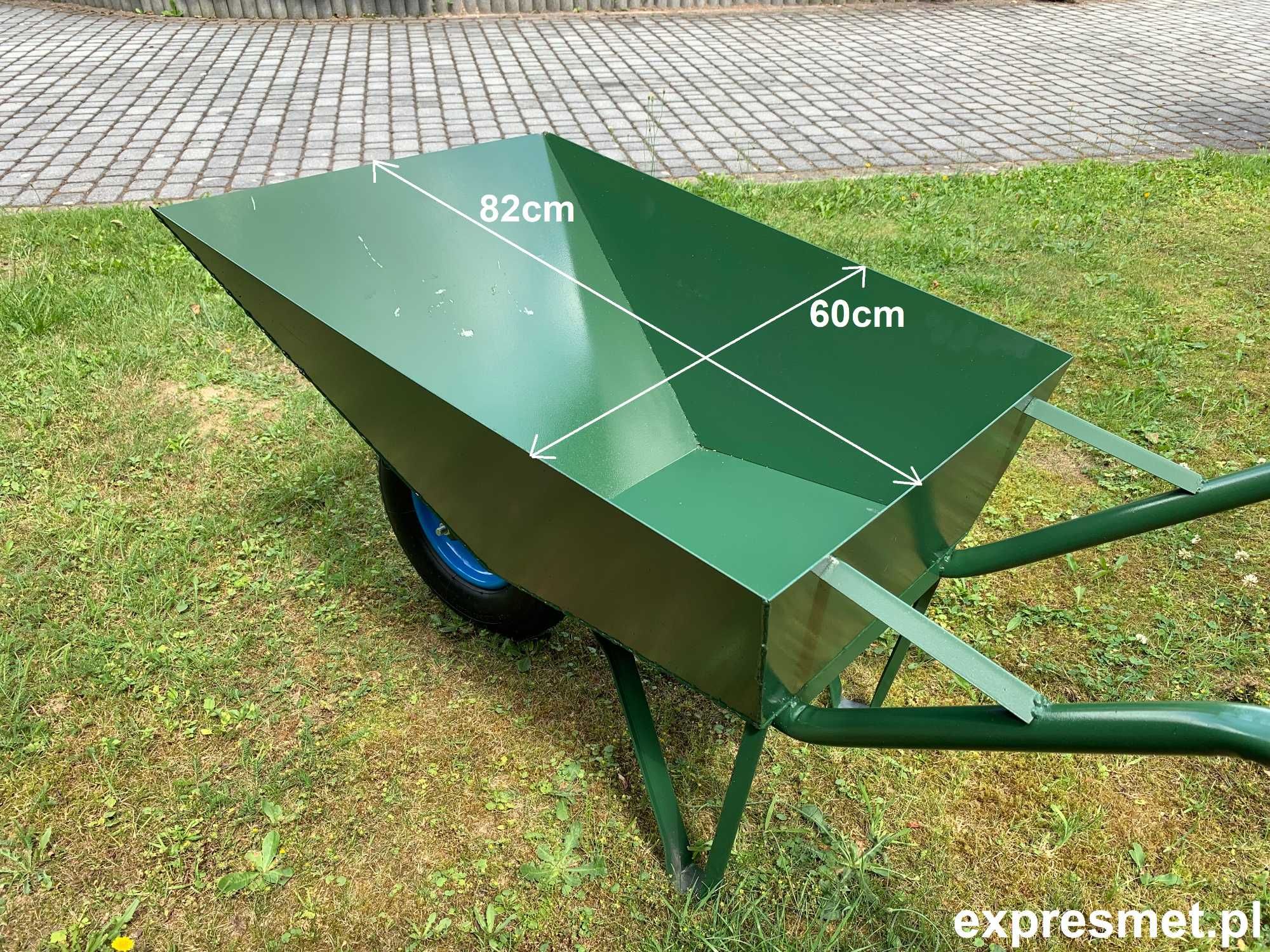 Taczka spawana 90 litrów, grubość 2,5 mm MOCNA DO KOSTKI