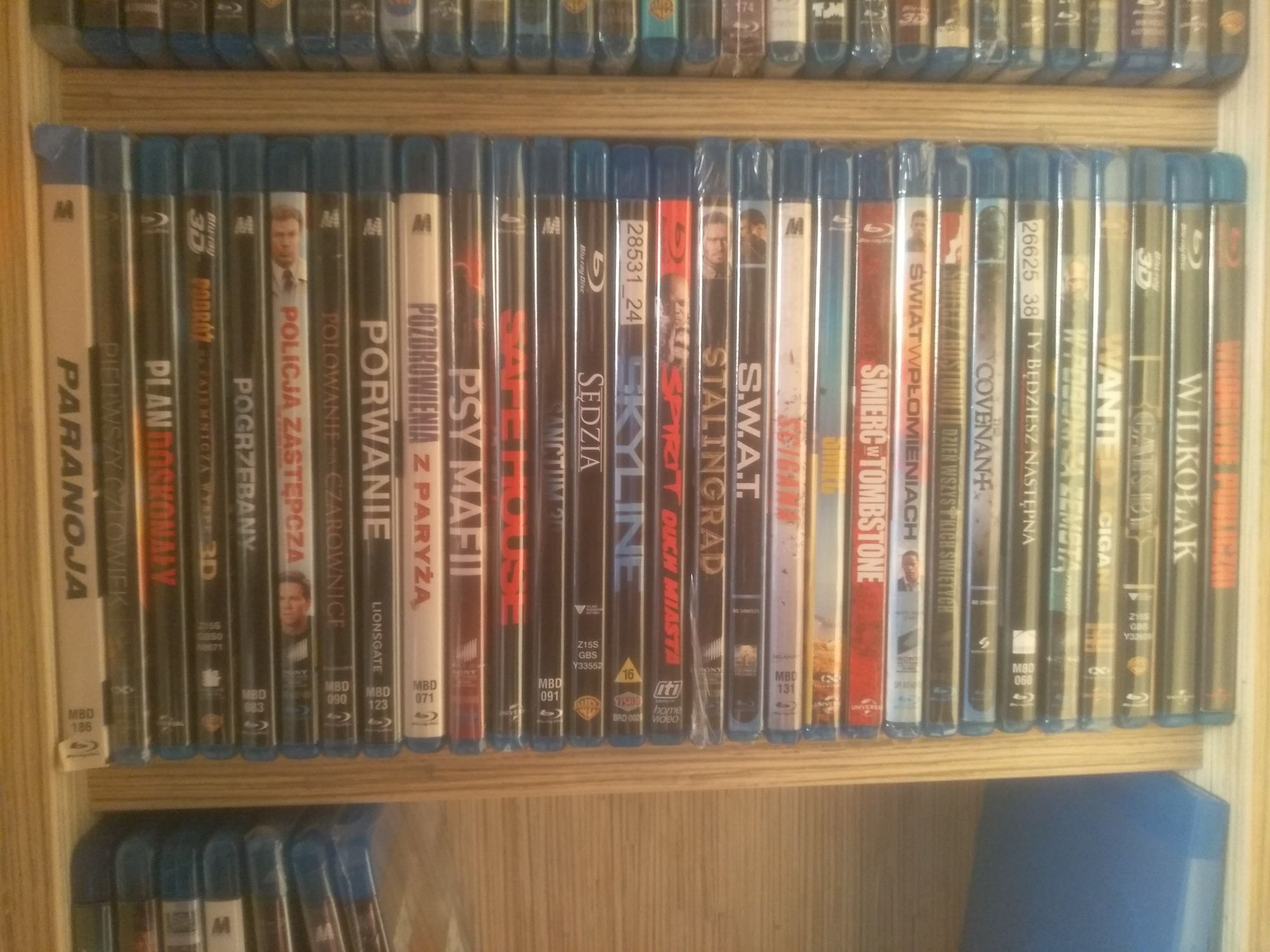 Filmy blu ray ponad 130 tytułów
