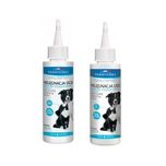 Francodex płyn do mycia oczu i uszu psów i kotów 2x125ml