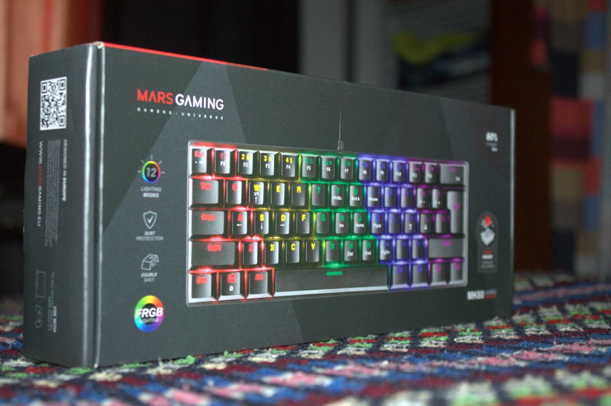 Teclado Gaming da MarsGaming 60% RGB