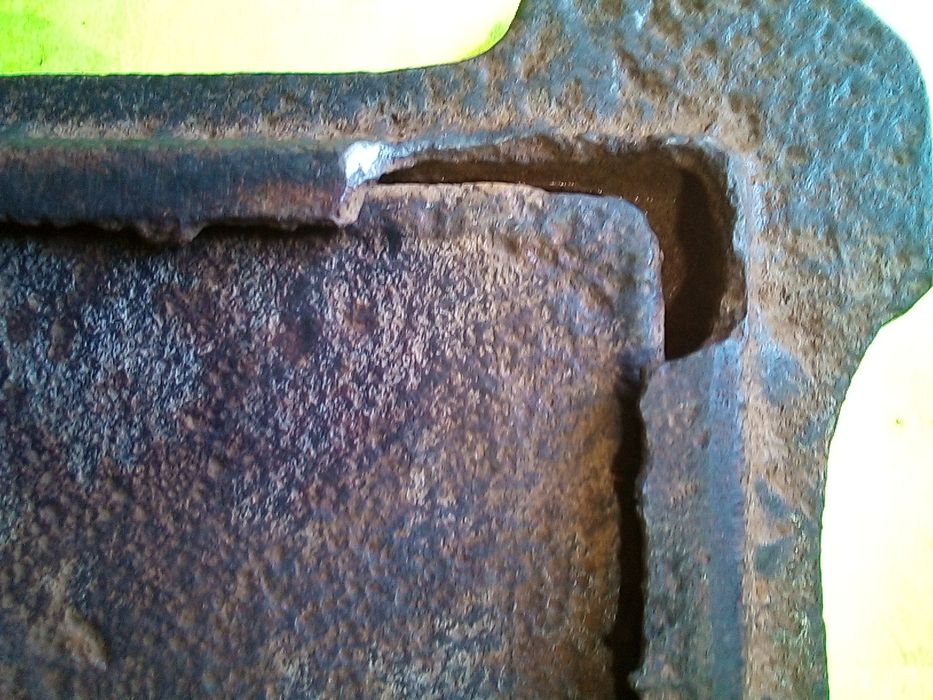 Заслонка (задвижка) печная