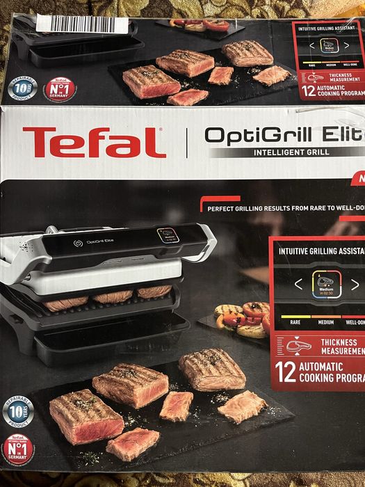 Гриль Tefal OptiGrill Elite GC750D30