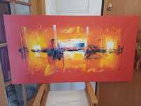Óleo sobre tela 130 X 70