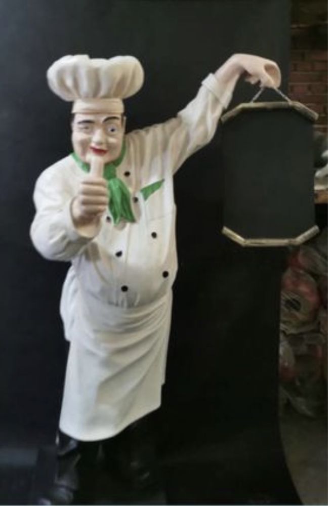 Figura kucharz 180 cm reklama