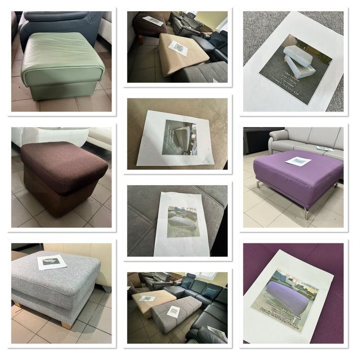 Пуфіки в наявності різні розміри тканина шкіра