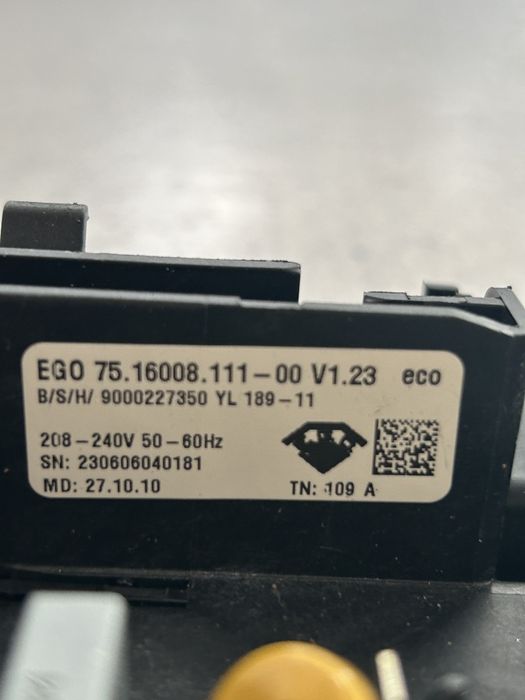 Модуль силовой и управления EGO 75.466.879 YL182