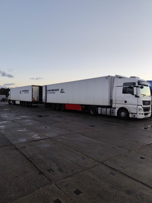 Wynajem naczepa chłodnia