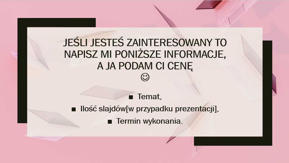 Prezentacje PowerPoint, Pomoc Excel, Lekkie Pióro TANIO i SZYBKO