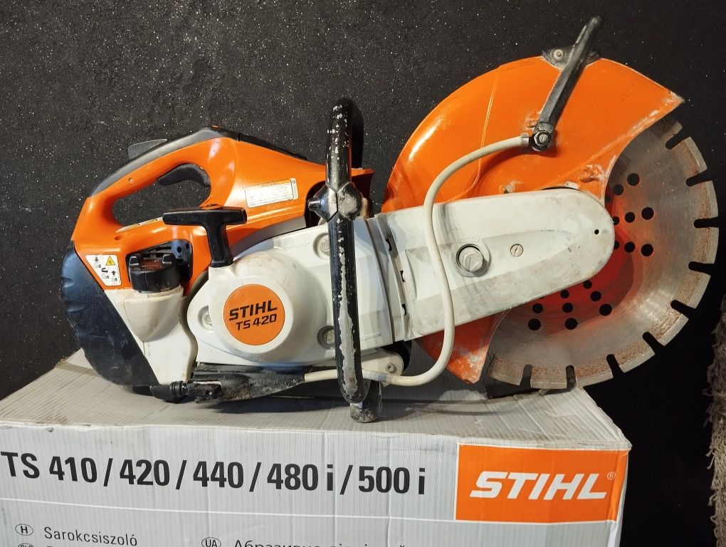 STIHL TS 420 piła tarczowa przecinarka do betonu kamienia asfaltu