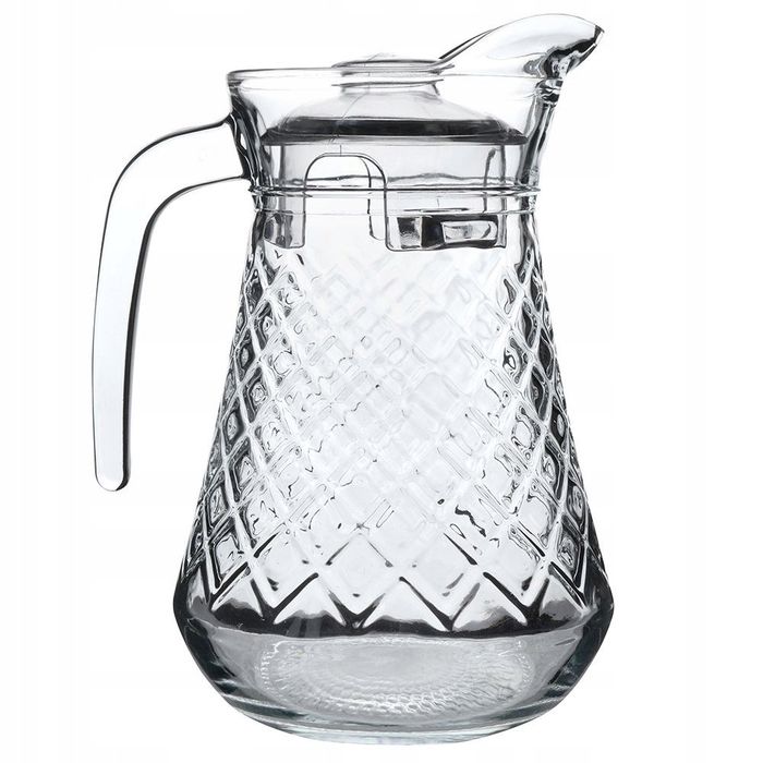 dzbanek szklany na sok wodę napoje solidny 1,4l