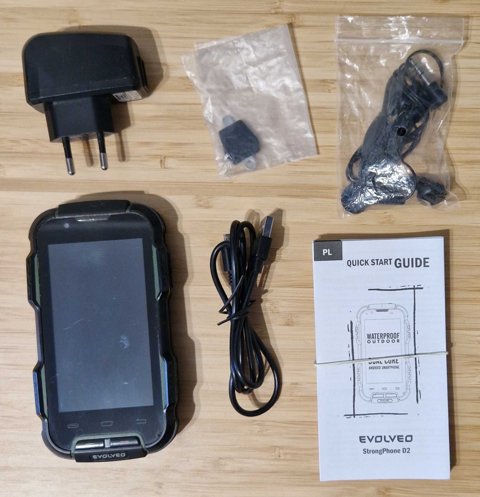 Pancerny i wodoszczelny EVOLVEO Strong Phone D2 IP67 Dual Sim 4500mAh