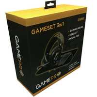 Комплект GamePro Gameset 3в1 GS890 USB мышь + гарнитура + коврик