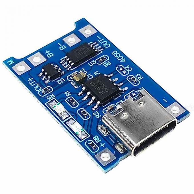 Модуль зарядки плата заряда  TP4056 Type-C, micro usb 5 В, 1A, 18650