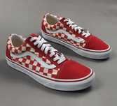 Vans Off The Wall Old Skool szachownica skórzane trampki 40,5 26cm