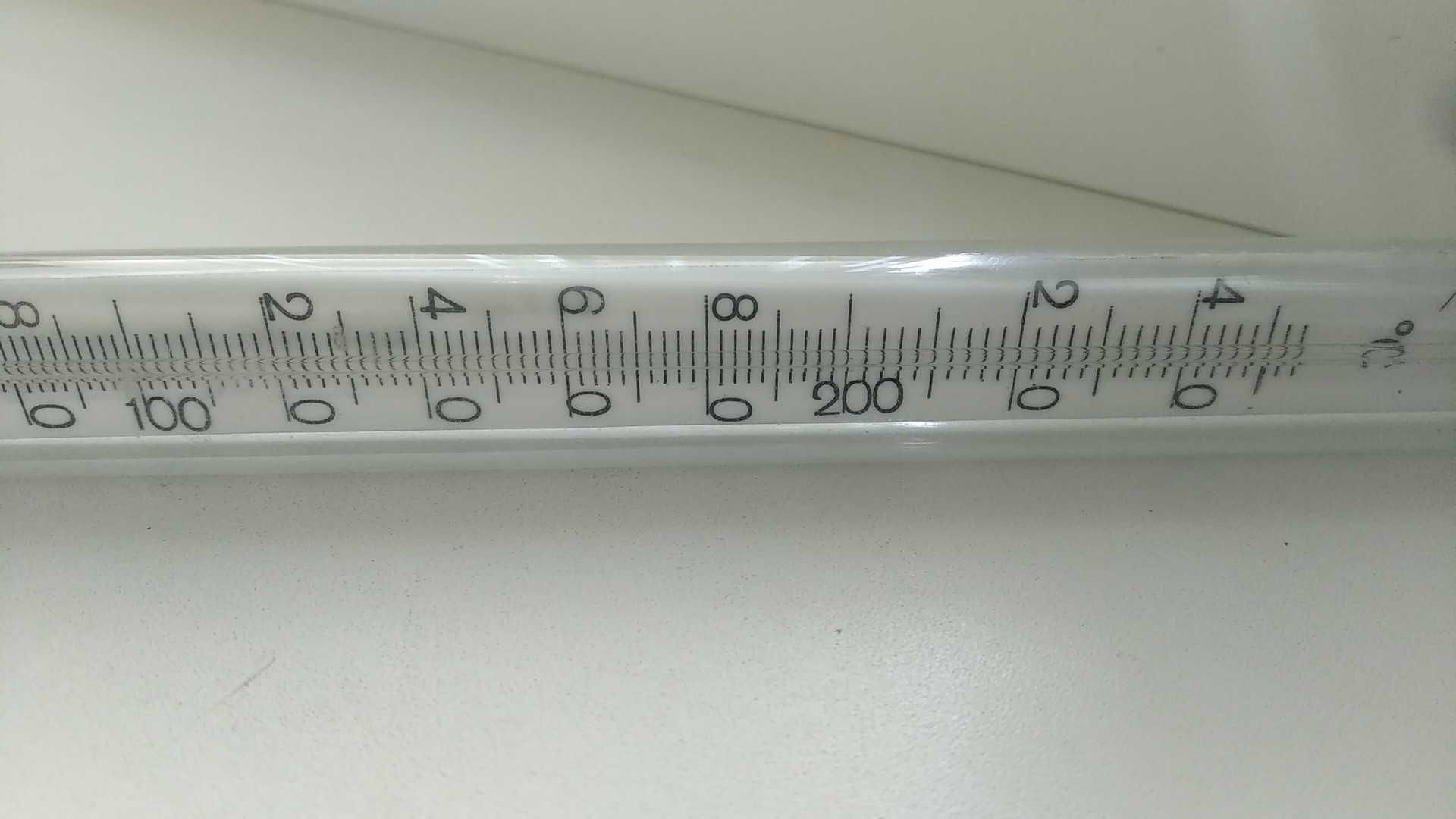 Термометр от 0 до 250 градусов Цельсия.