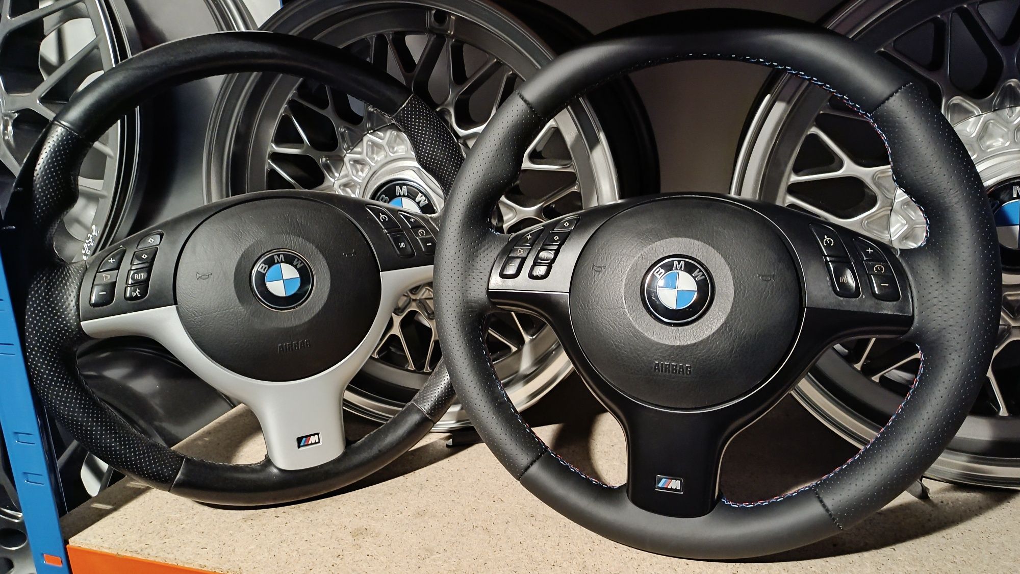 Volantes e jantes personalizadas para BMW