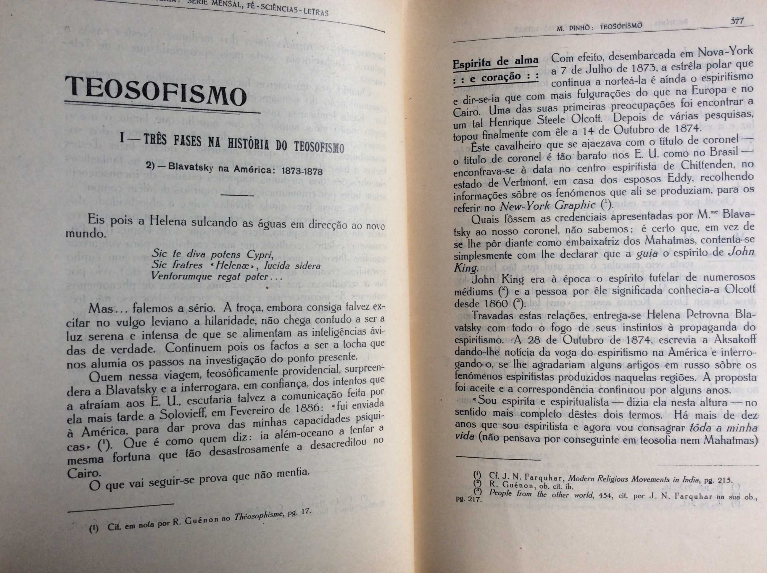 Brotéria. Fé - sciencias - letras Vol. I, Fasc. VIII Agosto de 1925