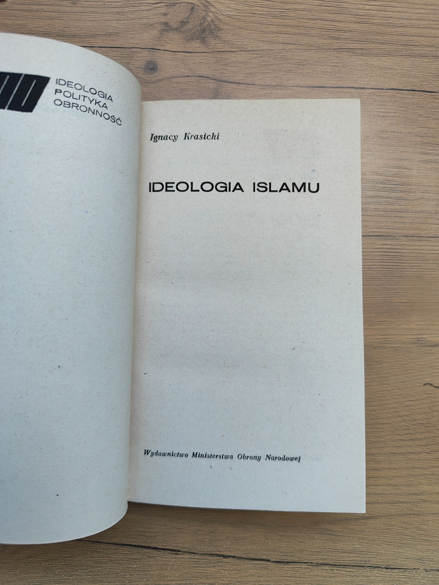 Okazja! Książka " Ideologia Islamu " Ignacy Krasicki