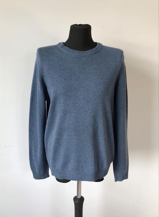 John Lewis sweter męski M wełna merino kaszmir