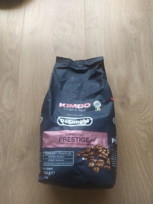Kawa ziarnista Kimbo DeLonghi Espresso Prestige Worek 1kg Oro