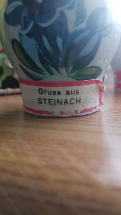 Dwa ceramiczne pojemniczki antyki