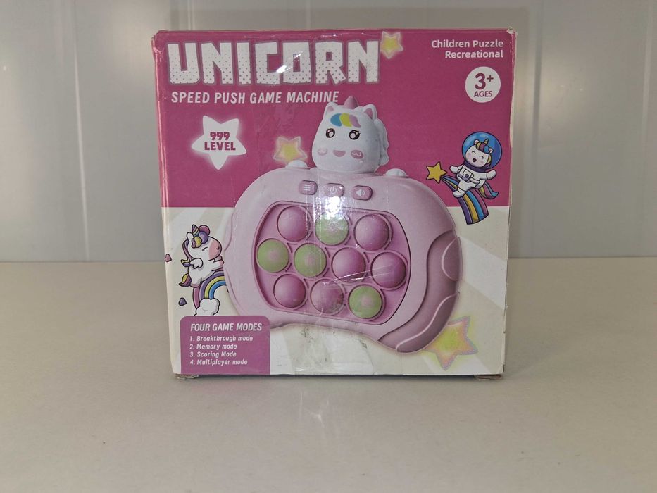 N037 UNICORN Speed Push Game Machine POP IT Elektroniczna Konsola 4w1