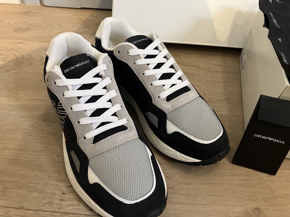 Emporio Armani markowe męskie buty / Sneakersy Nowe 43