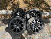 Felgi 16" z Peugeota 206 CC – kolor czarny, rozstaw 4x108