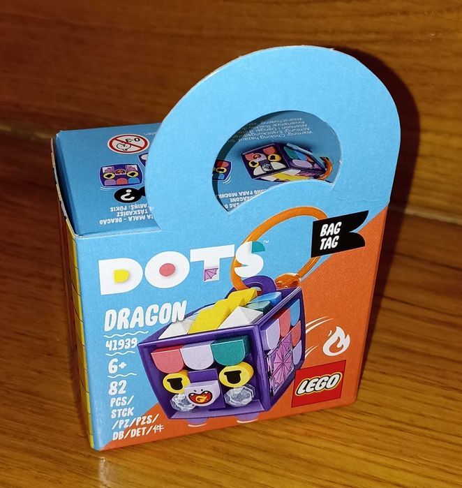 LEGO Dots Zawieszka ze smokiem 41939 - NOWA