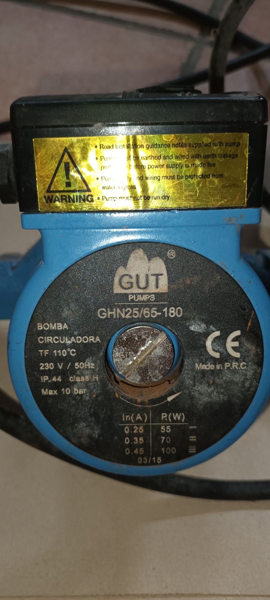 Bomba de recirculação