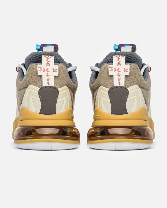 Мужские кроссовки Nike Air Max 270 React Travis Scott Premium. 40-45