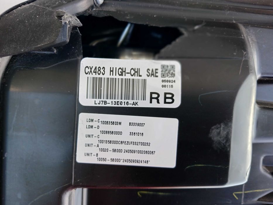 Lincoln 2019 LED-фара LJ7B-13E016-AF под ремонт Поворот LJ7B-13K371-A