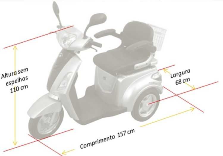 Scooter de Mobilidade - Triciclo