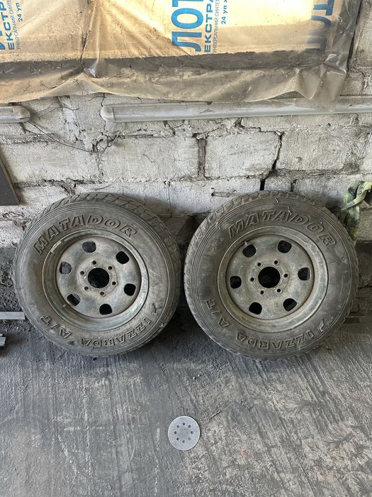 Диски р16 з резиною 205/16/70 ford ranger mazda bt50, b2500