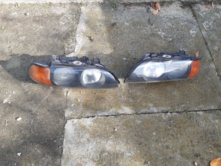 Фари передні БМВ Е 39 комплект,  з повторювачами.