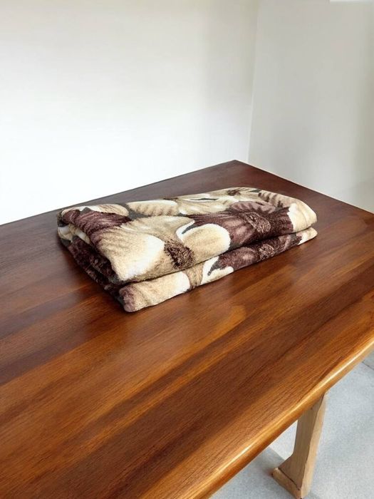 Плед- покривало двоспальне розмір  200*220 Koloco (махра\мікрофібра