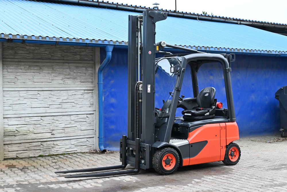 Wózek widłowy Linde E16 P-02 Triplex 592cm 9750mth 2017rok FHP 447