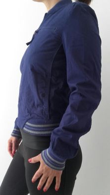 casaco: tamanho S, azul, Mango Casual Sportswear, em ótimo estado