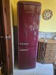 Lodowka  Gorenje retro bordowa