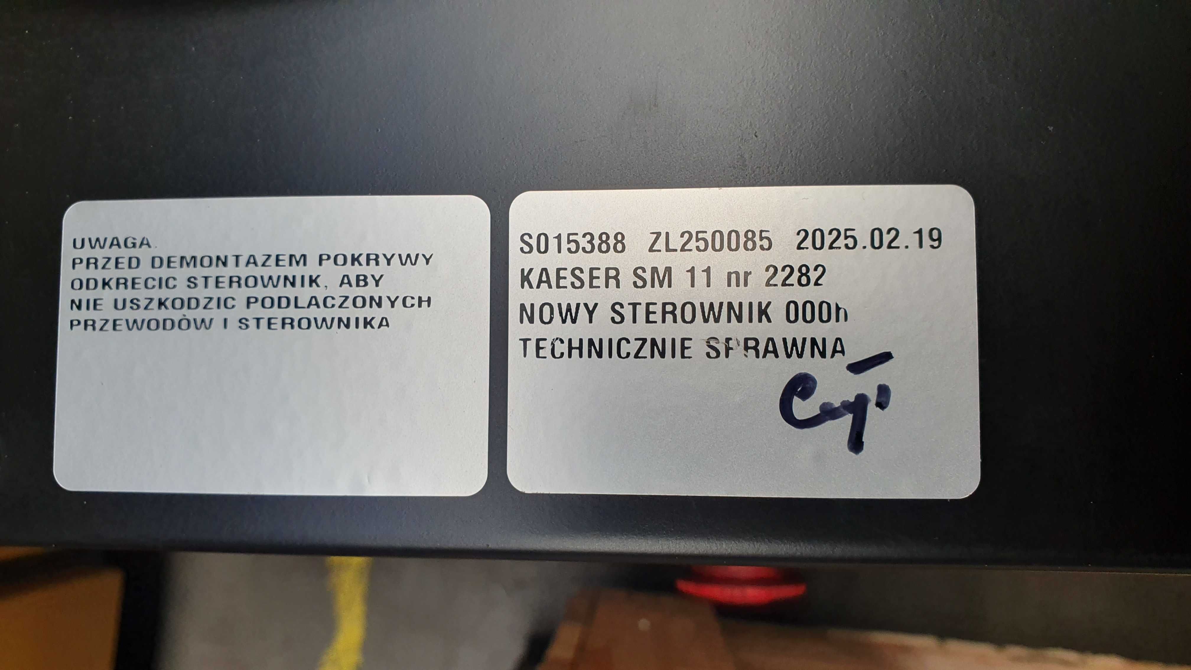 SPRAWNA!! Sprężarka Śrubowa KAESER SM11 7,5kW 0.75m3/min 10bar S015388