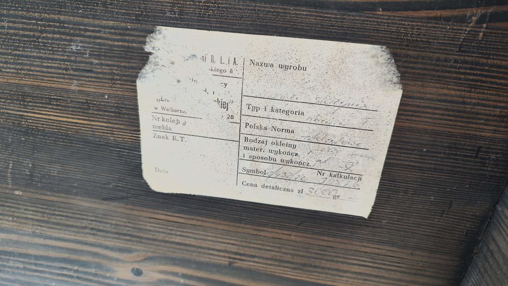 Zestaw mebli PRL cepelia ludowe