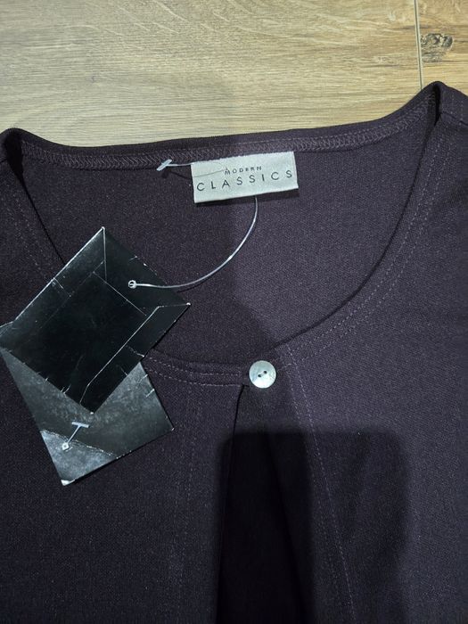 Bolerko nie wymaga prasowania ciemna śliwka eur46 uk20