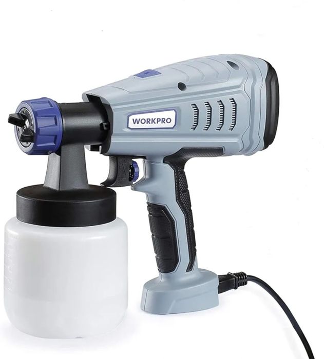 Workpro Elektryczny pistolet natryskowy HVLP 550W, 3 wzory natrysku