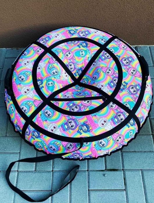 Тюбінг таблетка тюбинг плюшка ватрушка санки міцний надувний зимовий