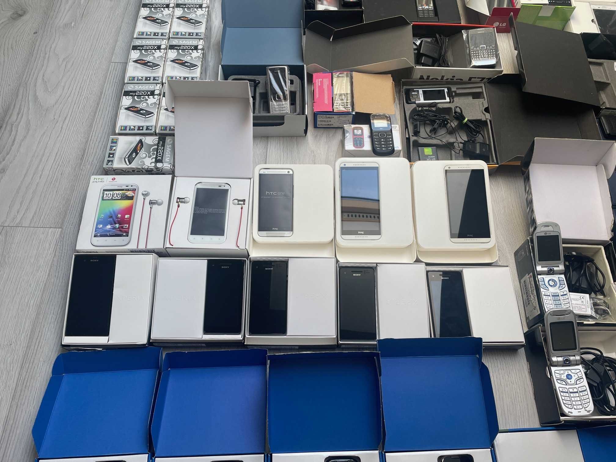 110 Sztuk Nokia HTC BlackBerry Samsung LG Sony Wyprzedaz Kolekcji.